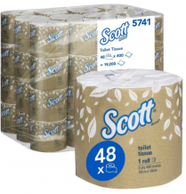 TOILET TISSUE SCOTT 2PLY 400'S (5741)   CTN/48