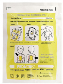 DEFIB PADS PAEDIATRIC FOR NF1200 (CUA0512P) EA