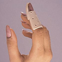 SPLINT FINGER STAX MOULDED PLASTIC #1