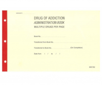 BOOK MULTI DRUG OF ADDICTION REGISTER (MR782) 20 PAGE
