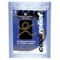GEL PATCH COOL RELIEF SPORT 14X10CM    PACK/6