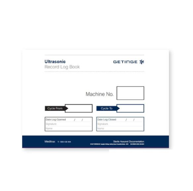 ULTRASONIC RECORD LOG BOOK (WCU/001)