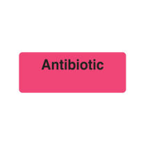 LABEL ANTIBIOTIC RADIANT PINK (M000RP) 12X32MM 500 NS EACH