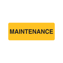 LABEL MAINTENANCE LABEL (M0042) 12X32MM 500S NS EACH