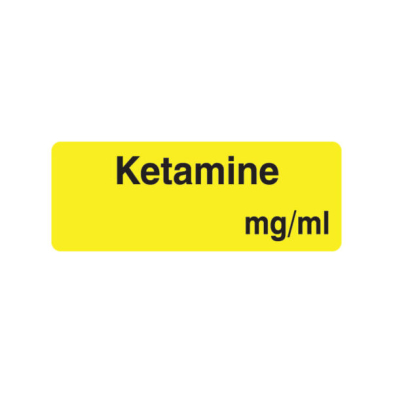 12X32MM KETAMINE MG/ML LABEL (R04)