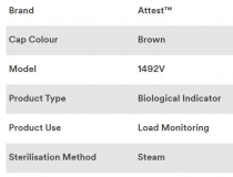 ATTEST SUPER RAPID BIO INDICATOR (1492V) BOX/50