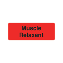 12X32MM MUSCLE RELAXANT LABEL (R12)