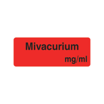 12X32MM MIVACURIUM MG/ML LABEL (R12C)