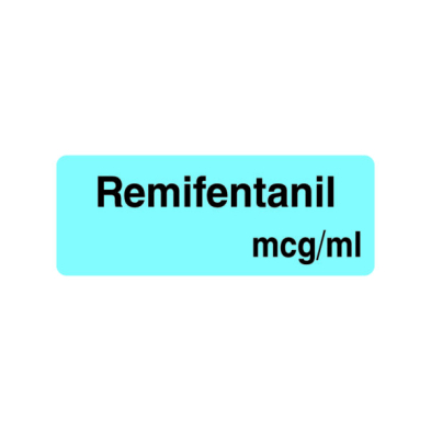 12X32MM REMIFENTANIL MCG/ML LABEL (R21C)