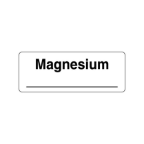 12X32MM MAGNESIUM LABEL (V67B)