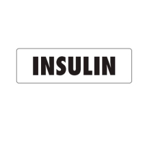 INSULIN JUMBO LABEL (JG1579)                         BOX/500
