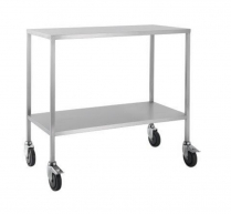 TROLLEY  S/S NO RAIL NO DRAW 60X90CM (SSTNR60) EA