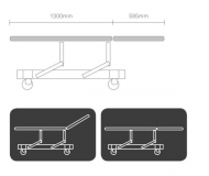 COUCH EXAM FULL ELECTRIC ACERO GREY 2 SECTION (AX46002SECT)