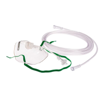 OXYGEN CO2 MASK ADULT WITH TUBE (AN068002NS) BX/60