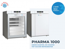 VACCINE FRIDGE ICS PHARMA 145L BENCHTOP  (1000GD)