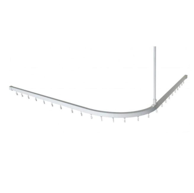 CURTAIN TRACK L SHAPE 2500X1300MM (1363) EACH