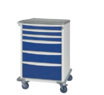 MEDICAL CART I-SERIES MARINE BLUE 9 HIGH (AVAL19MCMBCDR221)