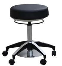 STOOL WITH HAND & FOOT CONTROL BLACK (1384A) EA