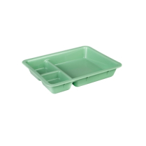 DRESSING TRAY GREEN 3 SECTIONS 205X165MM (TRD3C20X16GR)