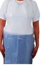 APRON SURGICAL PLASTIC SML (AP001)   PACK/100