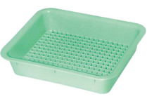 AUTOPLAS PERF TRAY GREEN 400X270X60MM     EA