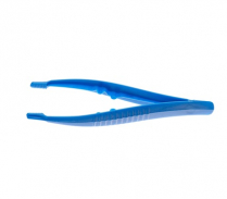 FORCEP PLASTIC DISPOSABLE ST BLUE (30-111) EA