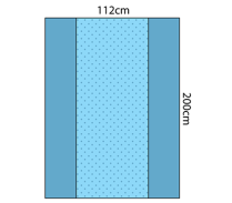 DRAPE BACK TABLE COVER 112X200CM (28-617) CTN/40