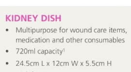 KIDNEY DISH COMPOSTABLE (BIOKIDNEY-400) CTN/400