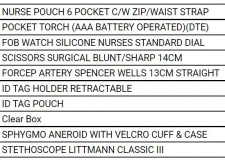 NURSE KIT WITH LITTMANN CLASSIC III STETH BLACK (5620KIT)