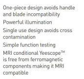 YEESCOPE MAC4 DISP LARYNGOSCOPE (AN010001)  EA