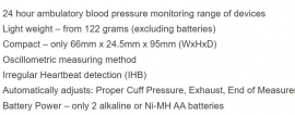 A&D 24HOUR BLOOD PRESSURE MONITOR (TM-2440-EX)