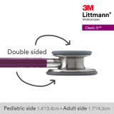 STETHOSCOPE LITTMANN CLASSIC III PLUM (5831)