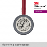 STETHOSCOPE LITTMANN CLASSIC III BURGUNDY (5627)  EA