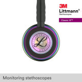 STETHOSCOPE LITTMANN CLASSIC III BLACK RAINBOW (5870)