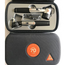 HEINE 70 YEAR MINI 3000 LED F/O OTOSCOPE/DERMATOSCOPE SET