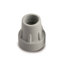 CRUTCH TIP RUBBER LARGE GREY 22MM (PL155) PKT/2