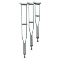 CRUTCHES ALUMINIUM U/ARM ADULT LGE (80534)