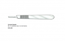 E40-203 SCALPEL HANDLE #3 S/S 11&15 BLD