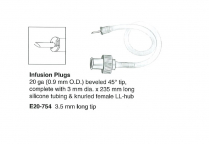 E20-754 INFUSION PLUG 20G 3.5MM BEV TIP