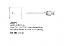 E20-612 LACRIMAL CANN.STR 25G FRONT PORT