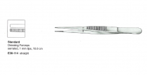 E30-114 STD DRESSING FORCEPS ST 1MM 10CM