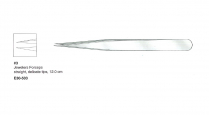 E30-503 JEWELLERS FORCEP #3 12CM DELICATE