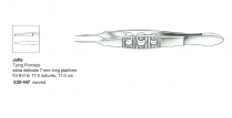 E30-447 JAFFE TYING FORCEP CVD C/W PLATFORM