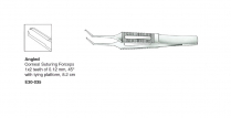 E30-035 CASTROVIEJO CORNEAL FORCEPS 45D ANGLED