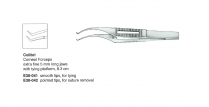 E30-042 COLIBRI SUTURE REMOVAL FORCEPS SHARP TIP