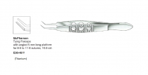 E30-461T MCPHERSON FORCEPS ANGLED 5MM TITANIUM