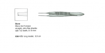 E30-172 BONN MICRO IRIS FORCEPS 0.12 LONG 9.5CM