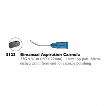 5123 BIMANUAL ASPIRATING CANNULA 23G  10