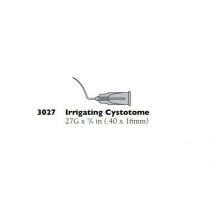 3027 IRRIGATING CYSTOTOME 27G FORMED  10