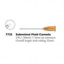 7725 SOFT TIP SUBRETINAL FLUID CANNULA 25G 10